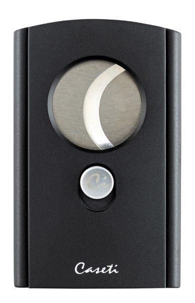 Caseti Cutter Black matte/chrome ring 60 - vooraanzicht
