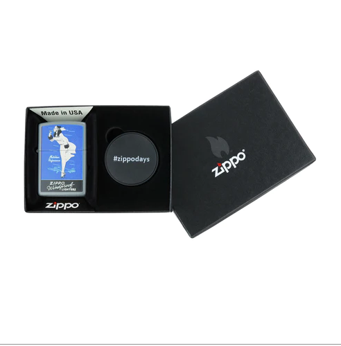 Zippo Aansteker Windy Design - detail
