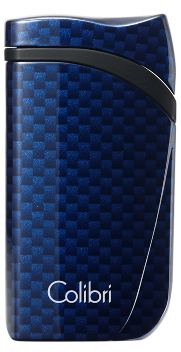 Colibri Single Flame Falcon Carbon Fiber Blue - vooraanzicht