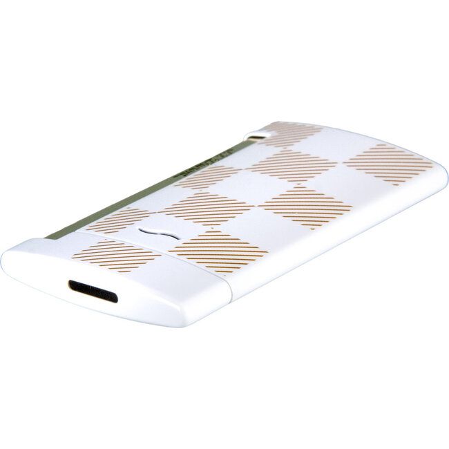S.T. DUPONT LI SLIM 7 CHECKED WHITE - detail