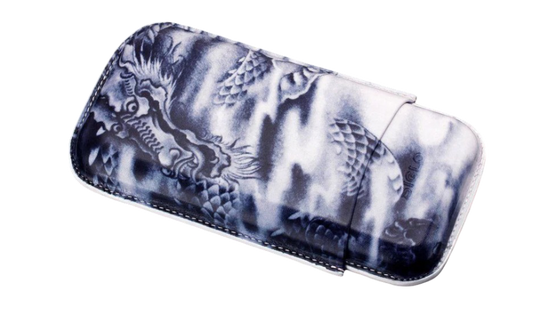 Siglo - Tattoo Leather Case - Dragon - vooraanzicht