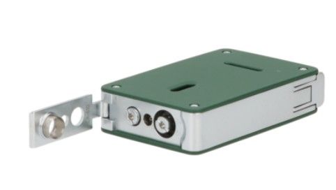 Caseti Lighter Double + soft Jet Green/Chro with 08MM Punch - detail