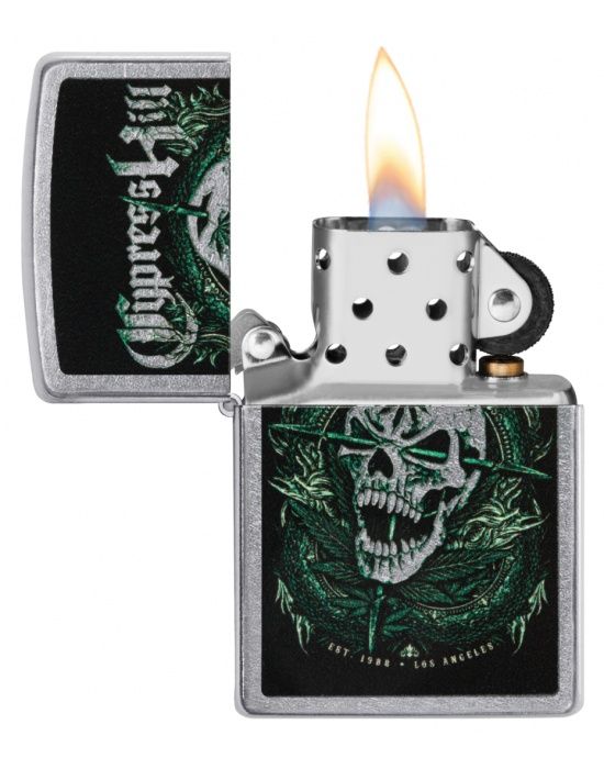 Zippo Aansteker 207 Cypress Hill - detail