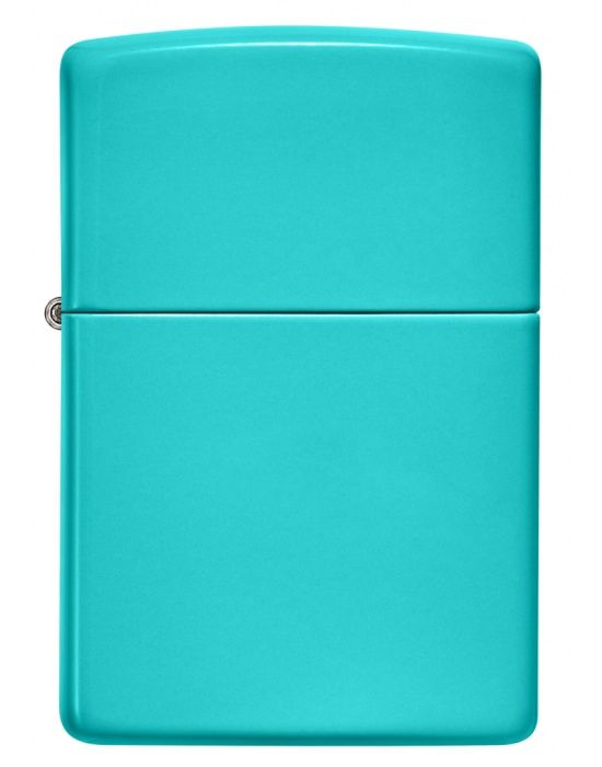 Zippo Aansteker 49454 Regular Flat Turquoise - achteraanzicht