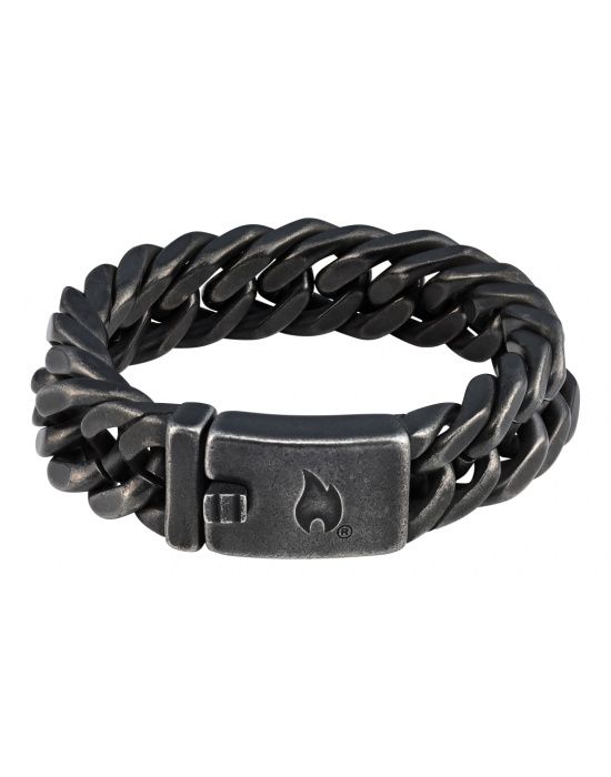 Zippo Antique Link Bracelet - 18 x 1.5 x 0.75 cm - vooraanzicht