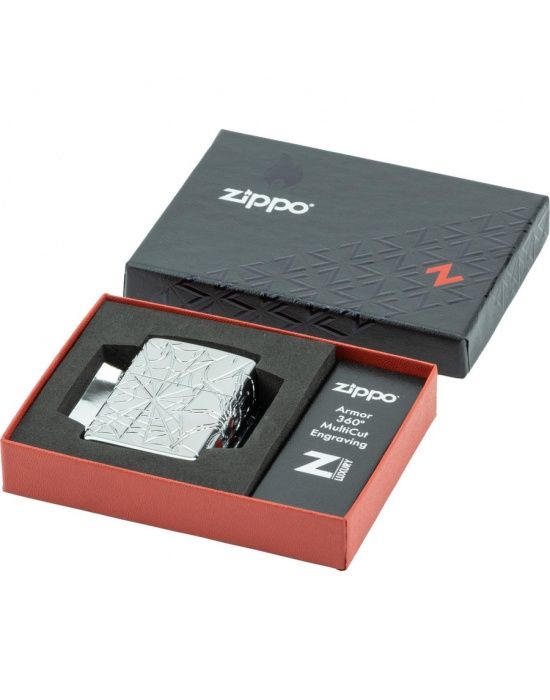 Zippo Aansteker Armor Limited edition Spider - detail