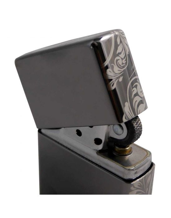 Zippo Aansteker Asian Kw Sd Antique - achteraanzicht