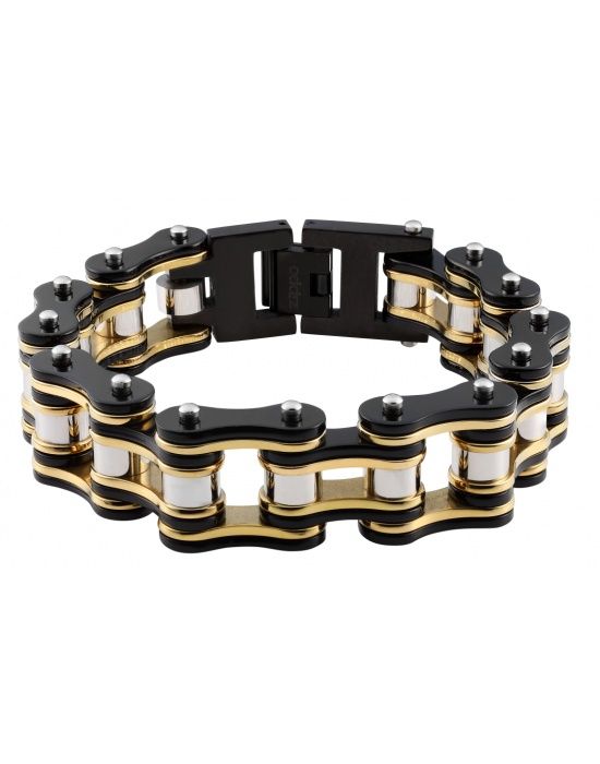 Zippo Bike Chain Black/Gold - 18 x 1.6 x 0.8 cm - achteraanzicht