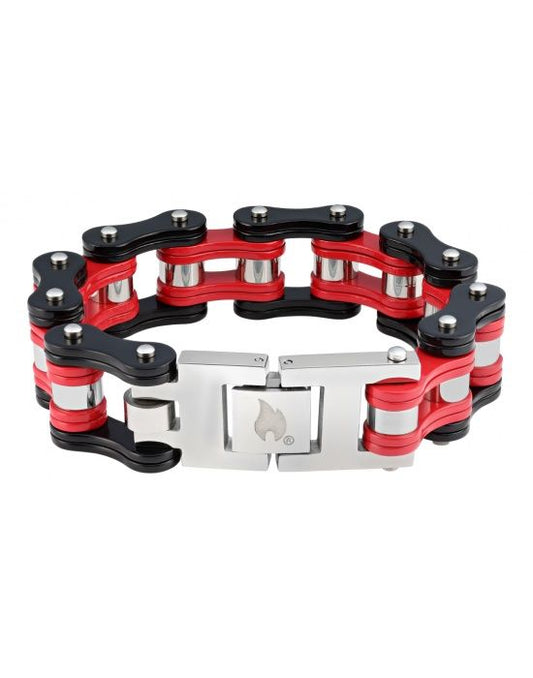 Zippo Bike Chain Black/Red - 18 x 1.6 x 0.8 cm - vooraanzicht