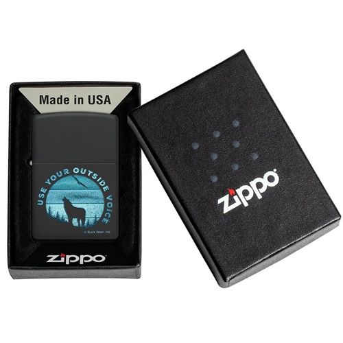 Zippo Aansteker 218 Buck Wear Design - detail