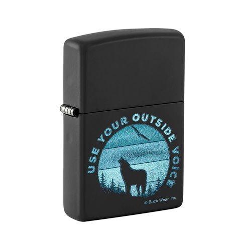 Zippo Aansteker 218 Buck Wear Design - achteraanzicht