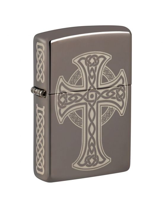 Zippo Aansteker Celtic Cross Design - achteraanzicht