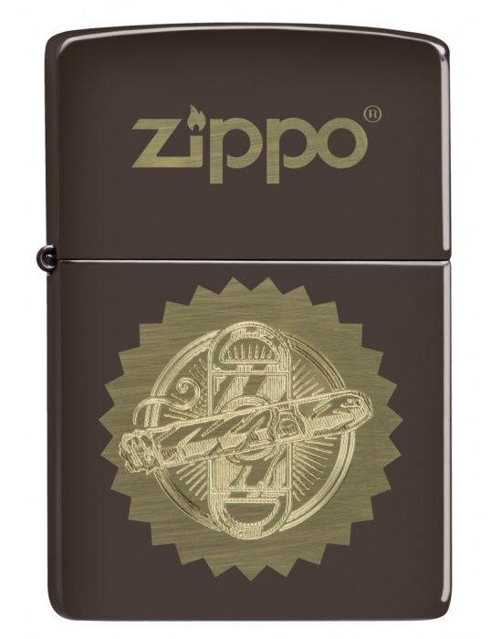 Zippo Aansteker CIGAR AND CUTTER DESIGN - achteraanzicht