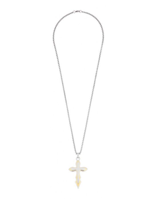 Zippo Cross Pendant Necklace - vooraanzicht