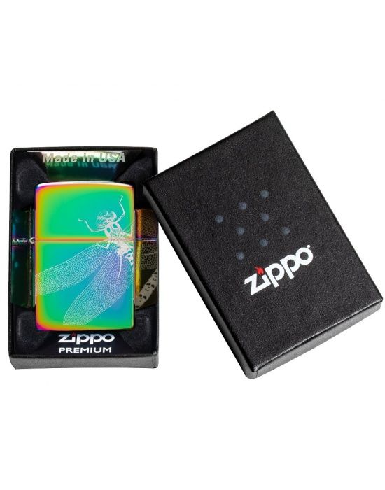 Zippo Aansteker Dragonfly Design - detail