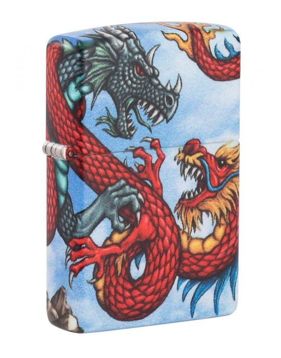 ZIPPO Aansteker Fighting Dragon 540 - vooraanzicht