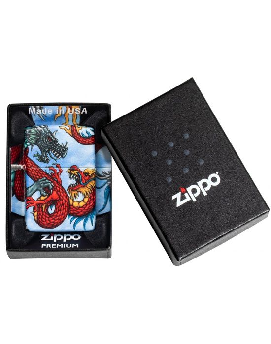 ZIPPO Aansteker Fighting Dragon 540 - detail