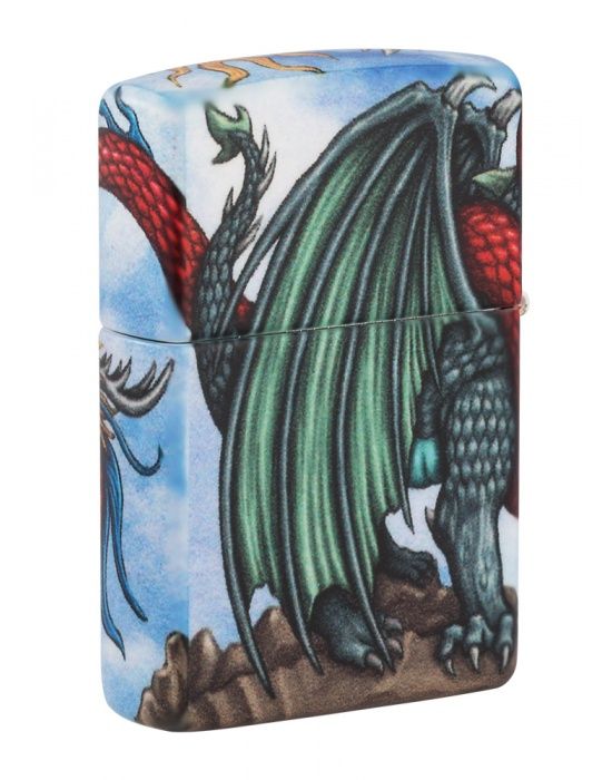 ZIPPO Aansteker Fighting Dragon 540 - detail