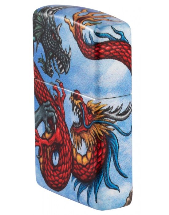 ZIPPO Aansteker Fighting Dragon 540 - detail