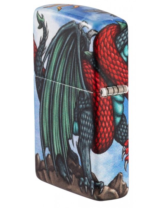 ZIPPO Aansteker Fighting Dragon 540 - detail