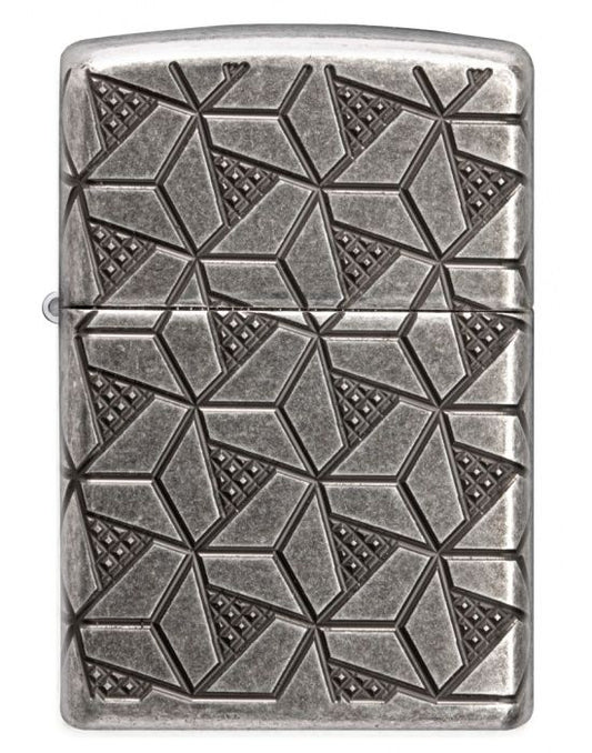 Zippo Aansteker Geometric Pattern Armor* - vooraanzicht