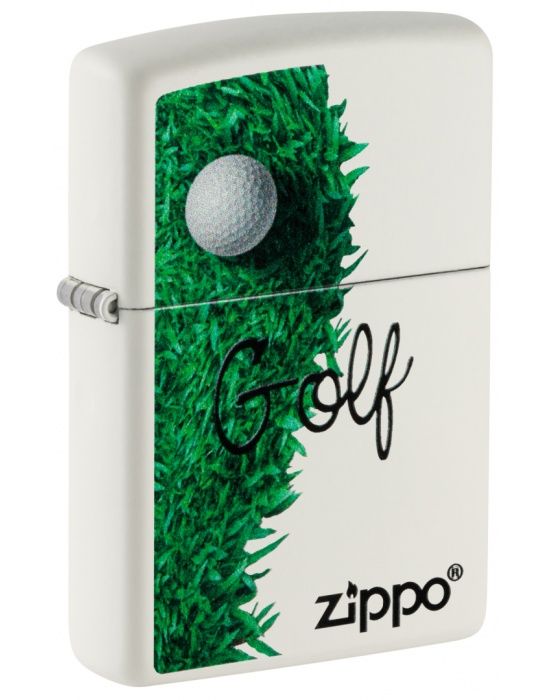 Zippo Aansteker GOLF DESIGN - vooraanzicht