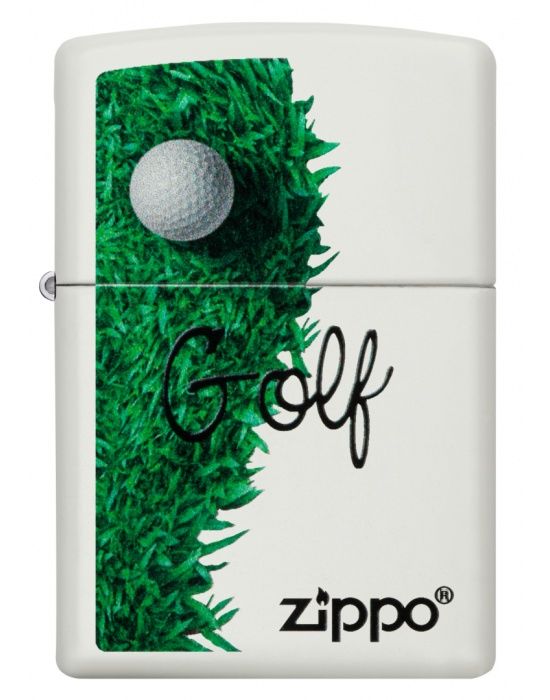 Zippo Aansteker GOLF DESIGN - achteraanzicht