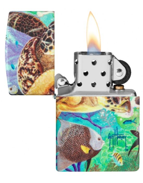 Zippo Aansteker Guy Harvey - detail