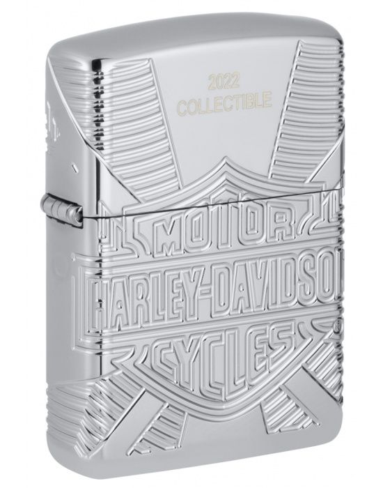 Zippo Aansteker Harley Davidson Armor collectable - vooraanzicht