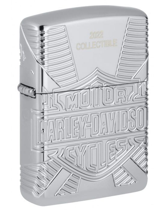 Zippo Aansteker Harley Davidson Armor collectable - vooraanzicht