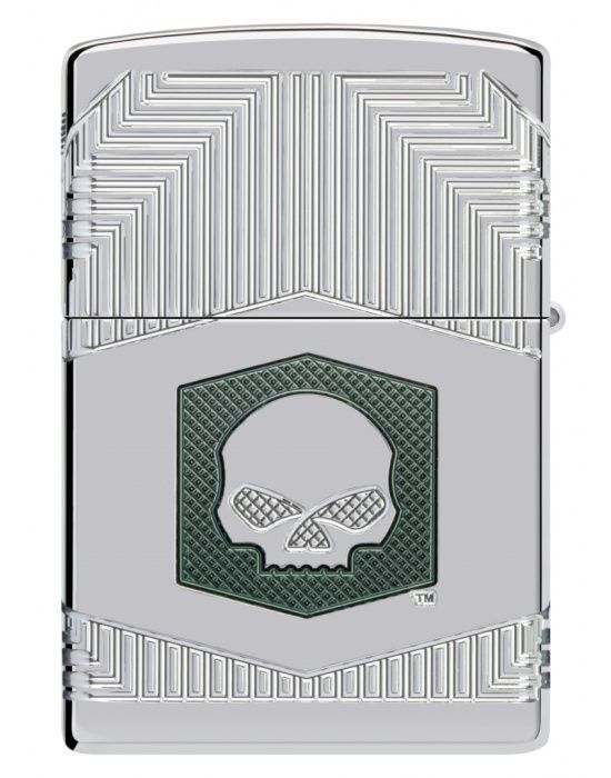 Zippo Aansteker Harley Davidson Armor collectable - detail