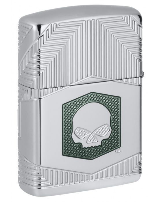 Zippo Aansteker Harley Davidson Armor collectable - detail