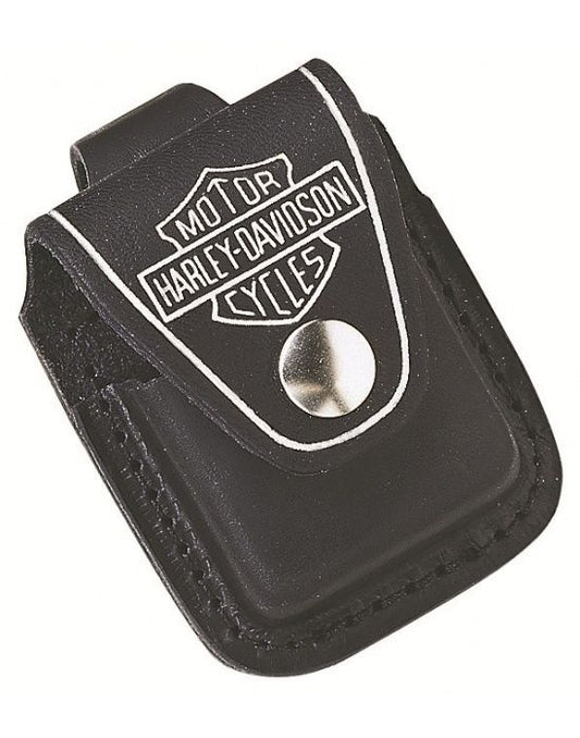 ZIPPO HARLEY-DAVIDSON POUCH BLACK - vooraanzicht