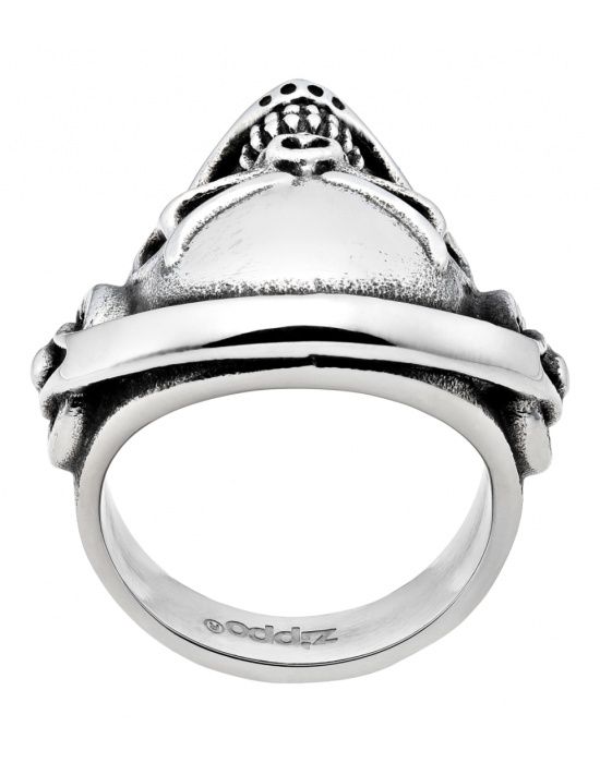 Zippo Headphone Skull Ring - 58 - detail