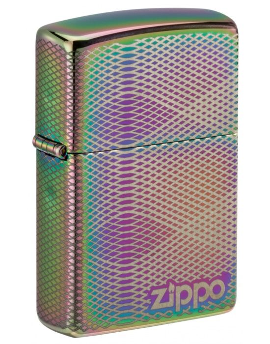 Zippo Aansteker Illusion Line Pattern Design - vooraanzicht
