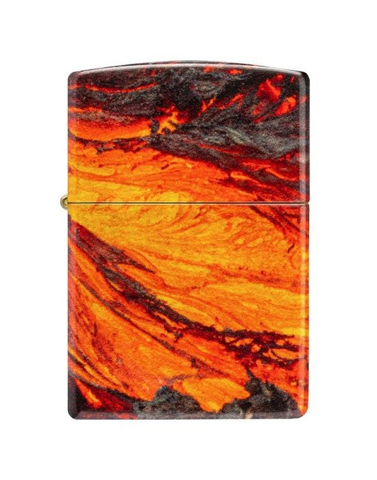 Zippo Aansteker Lava Flow Design - vooraanzicht