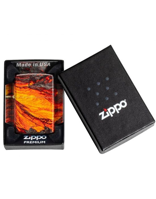 Zippo Aansteker Lava Flow Design - detail