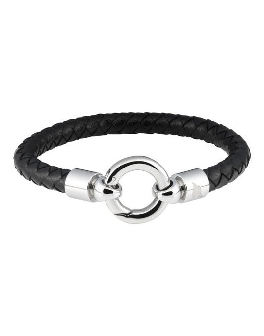 Zippo Leather Bracelet With O Ring - 22 x 1.8 x 0.65 cm - vooraanzicht