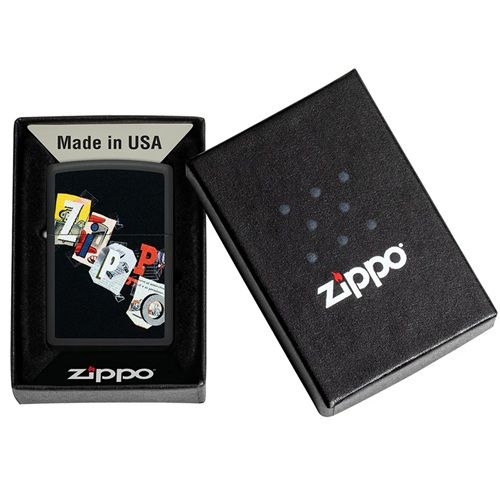 Zippo Aansteker 218 Zippo Letters Design - detail