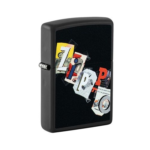 Zippo Aansteker 218 Zippo Letters Design - achteraanzicht
