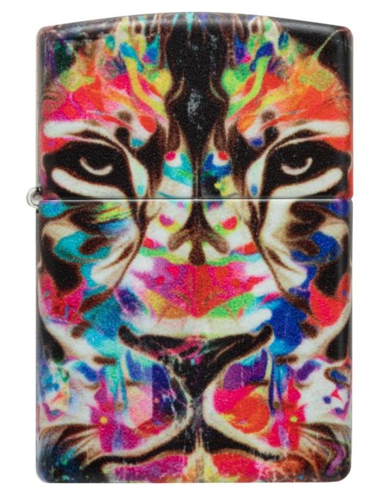 Zippo Aansteker Lion Design - achteraanzicht