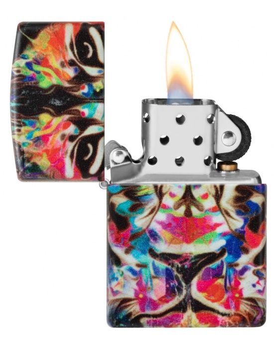 Zippo Aansteker Lion Design - detail