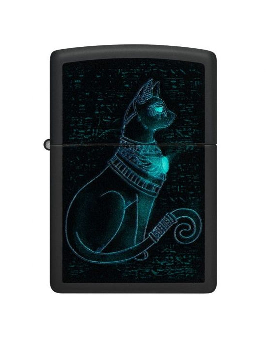 Zippo Aansteker Spiritual Cat Design - vooraanzicht