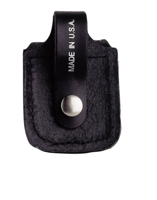 ZIPPO LPLBK POUCH BLACK/LOOP - vooraanzicht