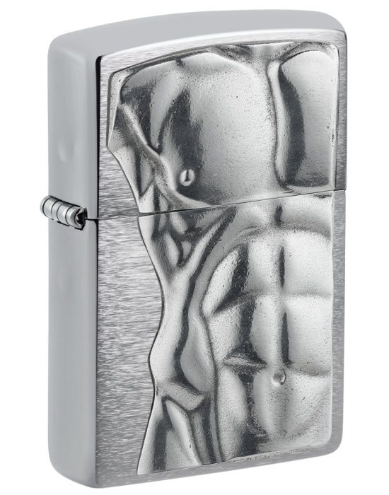 Zippo Aansteker Man Torso Design - vooraanzicht