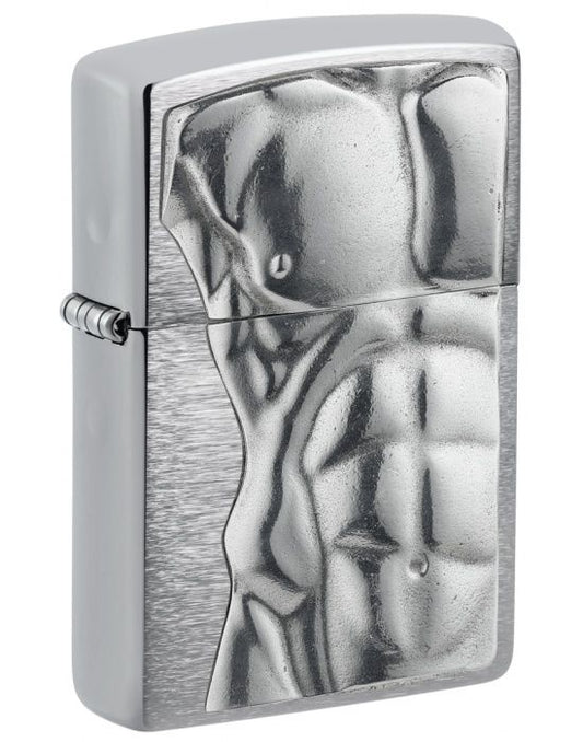 Zippo Aansteker Man Torso Design - vooraanzicht