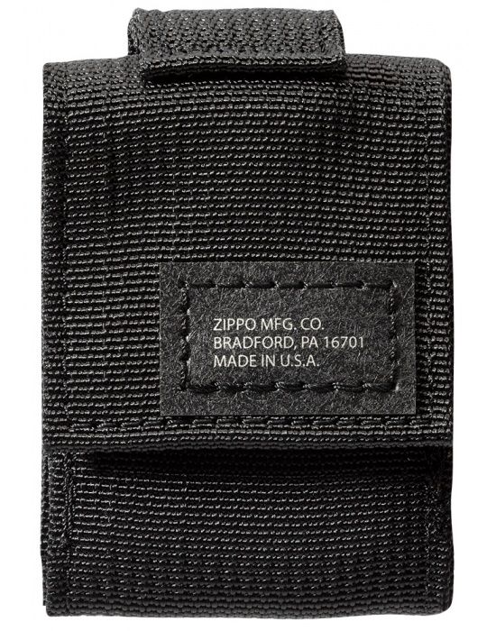 Zippo Aansteker Molle Black Pouch and Black Crackle®. Gift Set - detail