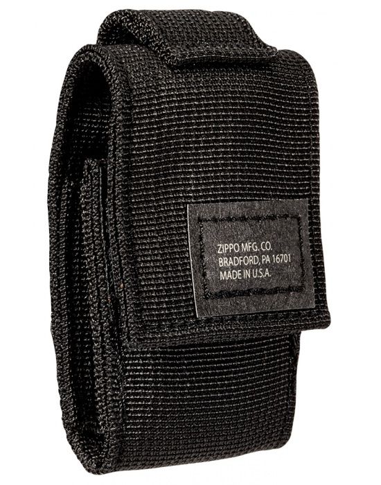Zippo Aansteker Molle Black Pouch and Black Crackle®. Gift Set - detail