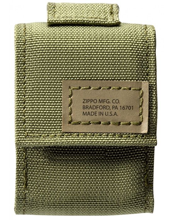 Zippo Aansteker Molle OD Green Pouch and Black Crackle®. Gift Set - detail