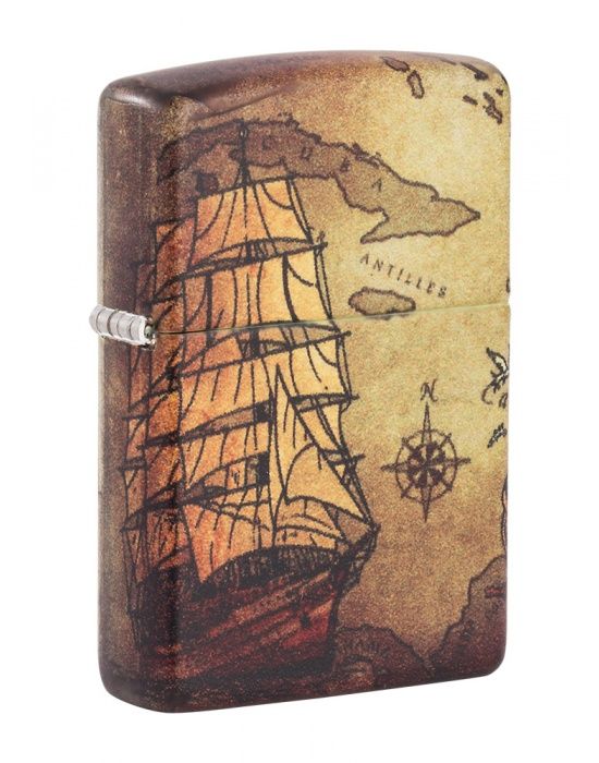 ZIPPO Aansteker Pirate Ship - vooraanzicht